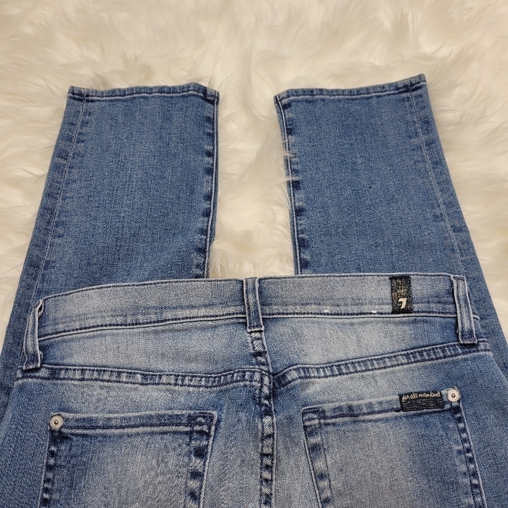 7 For All Mankind Relaxed Skinny in Light Blue Hue - Picture 13 of 14
